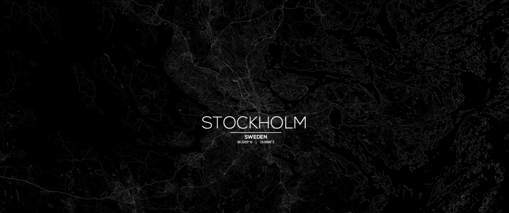 Stockholm Map Wallpaper Download