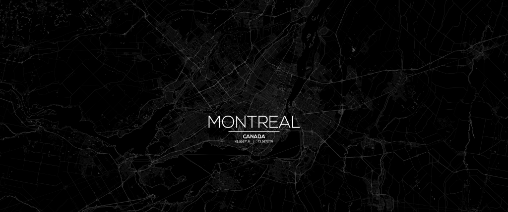 Montreal Map Wallpaper Download