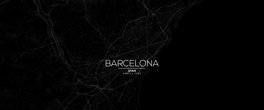 Barcelona Map Wallpaper Download