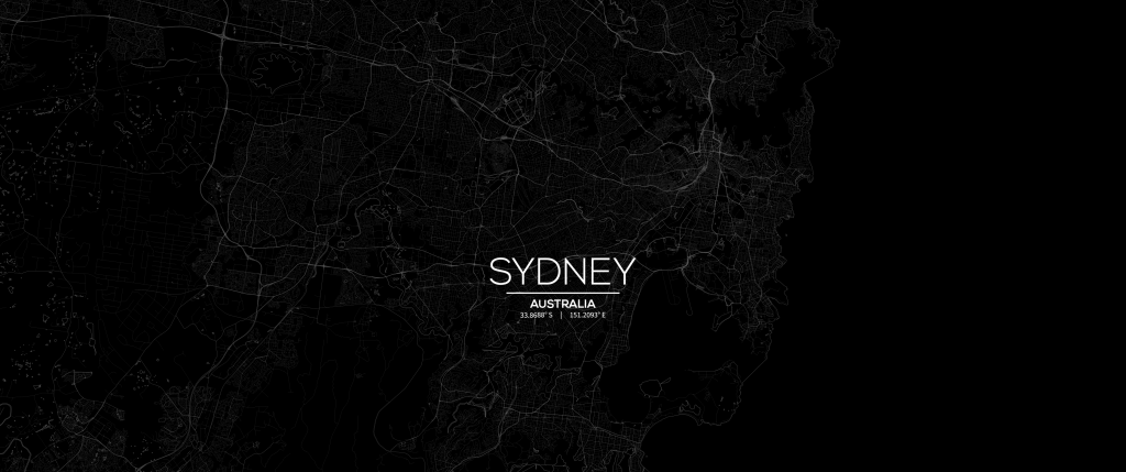 Sydney Map Wallpaper Download