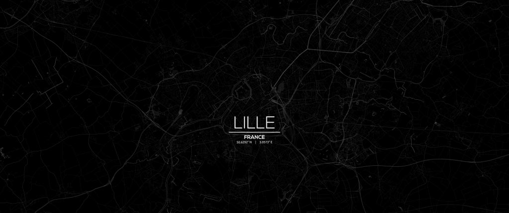 Lille Map Wallpaper Download