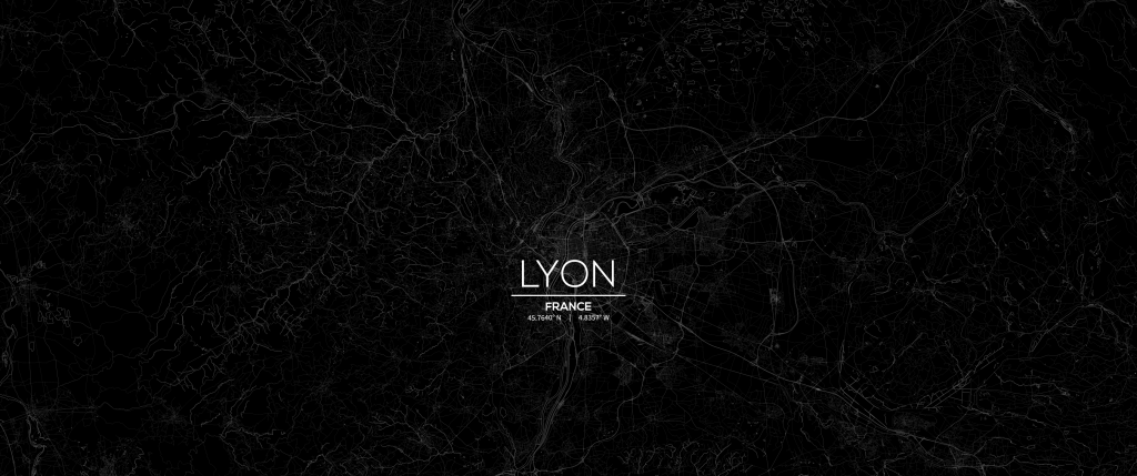 Lyon Map Wallpaper Download